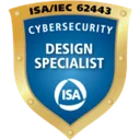 ISA/IEC 62443 Cybersecurity Design Specialist badge