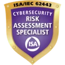 ISA/IEC 62443 Cybersecurity Risk Assessment Specialist badge